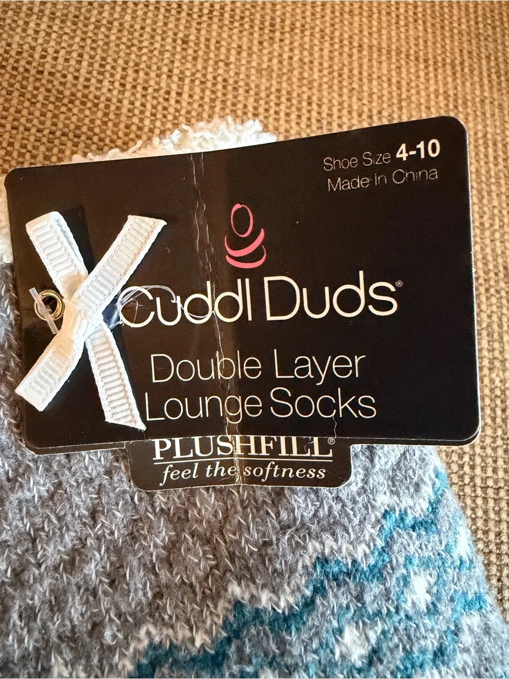 NWT Cuddl Duds Lounge Socks